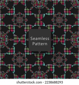 Modernes geometrisches und texturiertes Illustrationsmuster. Kreative Collage mit Formen. Nahtloses Muster. Modische Vorlage für Design.