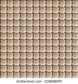 Modern geometric and textures illustration pattern. Creative collage with shapes. Seamless pattern. Fashionable template for design.
