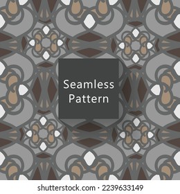 Modernes geometrisches und texturiertes Illustrationsmuster. Kreative Collage mit Formen. Nahtloses Muster. Modische Vorlage für Design.