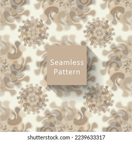 Modern geometric and textures illustration pattern. Creative collage with shapes. Seamless pattern. Fashionable template for design.