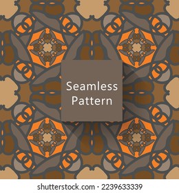 Modernes geometrisches und texturiertes Illustrationsmuster. Kreative Collage mit Formen. Nahtloses Muster. Modische Vorlage für Design.