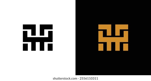 A modern geometric TH logo featuring a bold black and gold design. Ideal for branding, marketing materials, and business presentations, it showcases memories and remembrances in a dynamic visual style