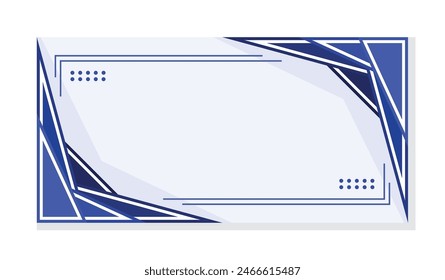 Moderner geometrischer Dreieckshintergrund in blauer Farbe