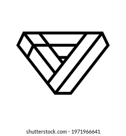 And modern and geometric triangle design combined with the initial of the lowercase "i" and "l". A cool concept that can be used for your clothing line.