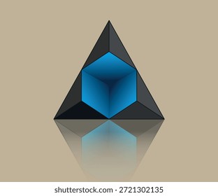 Modern Geometric Triangle Logo Design