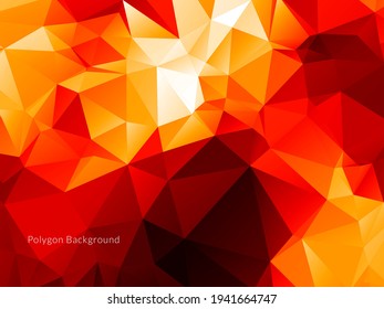 Modern geometric triangle polygon background vector