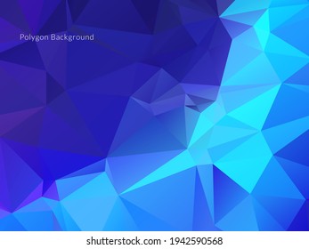 Modern geometric triangle polygon background vector
