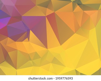 Modern geometric triangle polygon background vector