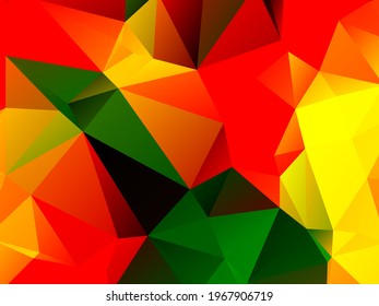 Moderner, geometrischer, dreieckiger Polygonhintergrund