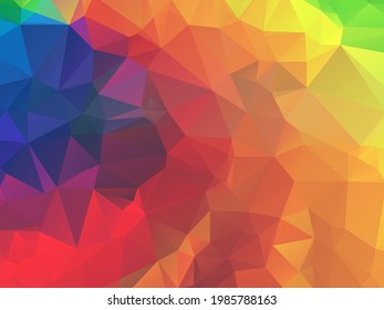 Modern geometric triangle polygon background vector