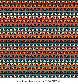 Modern Geometric Triangle Seamless Tile Pattern