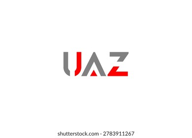 Modern Geometric UAZ Typography Logo