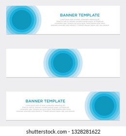 Modern geometric vector banner web background abstract design template
