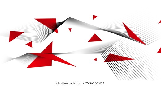 Diseño geométrico moderno de la Ilustración vectorial, fondo abstracto.