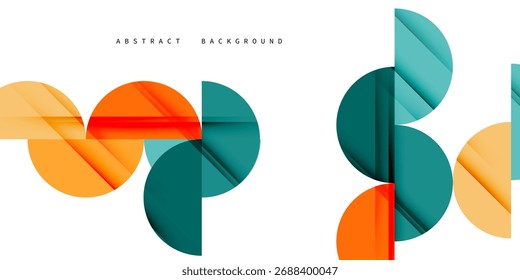 Diseño geométrico moderno de la Ilustración vectorial, fondo abstracto.
