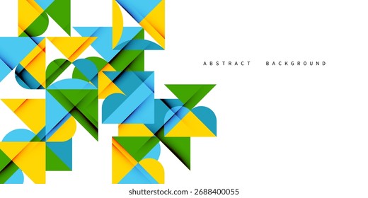 Modernes geometrisches Vektorgrafik-Design, abstrakter Hintergrund.