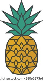 Modern geometric vector illustration featuring a stylized pineapple icon with abstract polygonal shapes and vibrant colors. Ideal for tropical fruit themes, healthy food, organic products, summer branding, agriculture, nutrition, juice packaging, restaurant menus, mobile apps, websites, logos, and creative graphic design projects.

#Pineapple #TropicalFruit #FruitIcon #GeometricDesign #AbstractArt #HealthyFood #Organic #Summer #VectorIllustration #MinimalDesign #PolygonArt #FoodIcon #Branding #GraphicDesign #AdobeStock #StockIllustration #FlatDesign #FreshFruit #Nature #EditableVector