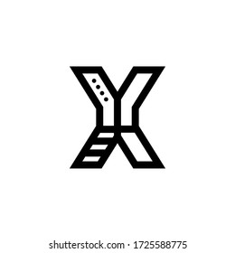 Modern Geometric Vector Logo Letter X. X Letter Design Vector