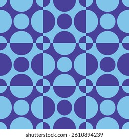 Modern Geometric Vector Seamless Pattern Digital Paper – Abstract Minimalist Background Design, Repeating Lines and Shapes, Contemporary Printable Texture for Scrapbooking, Web Design, Fabric, Package