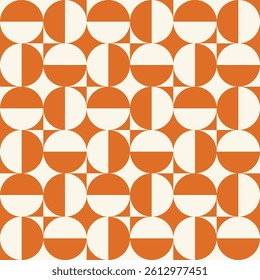 Modern Geometric Vector Seamless Pattern Digital Paper – Abstract Minimalist Background Design, Repeating Lines and Shapes, Contemporary Printable Texture for Scrapbooking, Web Design, Fabric, Package