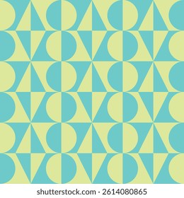 Modern Geometric Vector Seamless Pattern Digital Paper – Abstract Minimalist Background Design, Repeating Lines and Shapes, Contemporary Printable Texture for Scrapbooking, Web Design, Fabric, Package