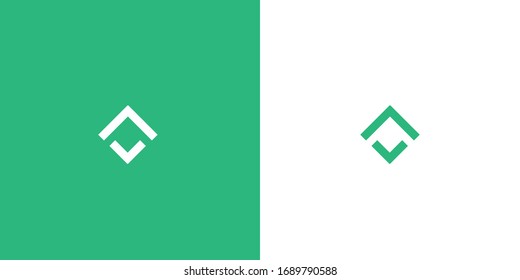 Modern Geometric Vector Symbol Logo