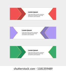 Modern geometric web banners. Design with triangles, golden lines. Horizontal template for business card, flyer, invitation, social media
