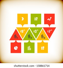 Modern geometrical abstract background