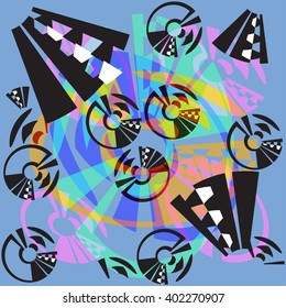 Modern geometrical abstract background