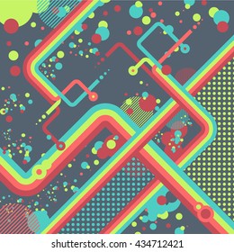 Modern geometrical abstract background