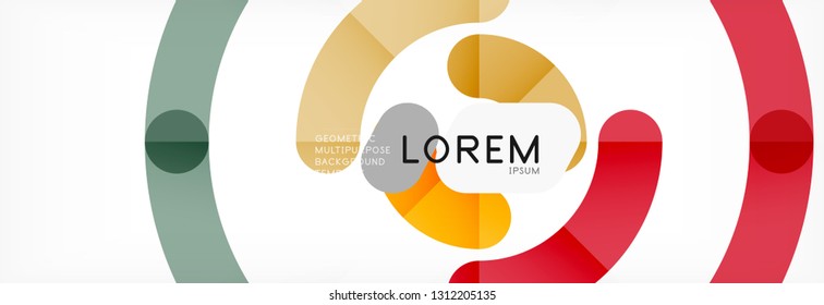 Modern geometrical abstract background design