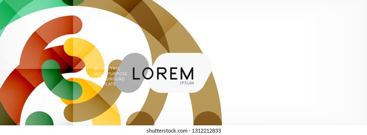 Modern geometrical abstract background design