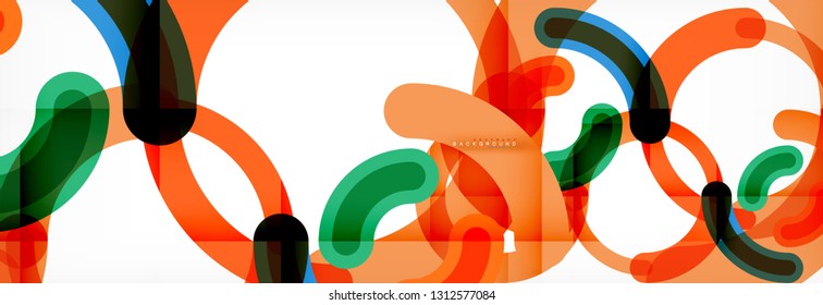 Modern geometrical abstract background design