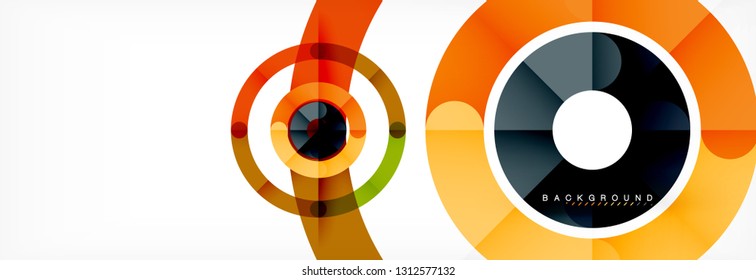 Modern geometrical abstract background design