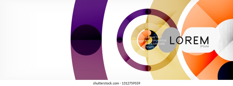 Modern geometrical abstract background design