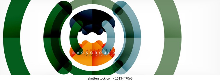 Modern geometrical abstract background design