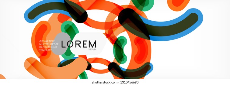 Modern geometrical abstract background design