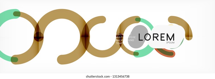 Modern geometrical abstract background design