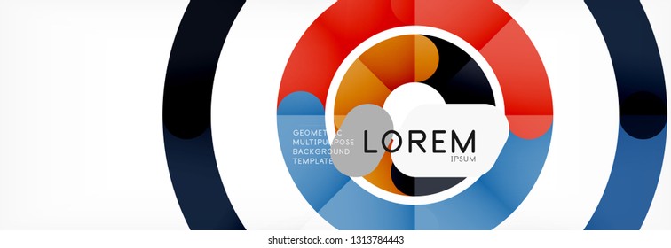 Modern geometrical abstract background design