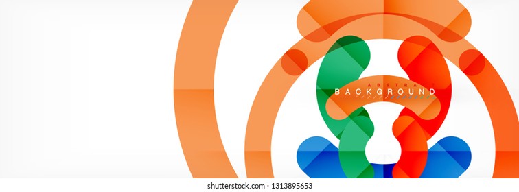 Modern geometrical abstract background design
