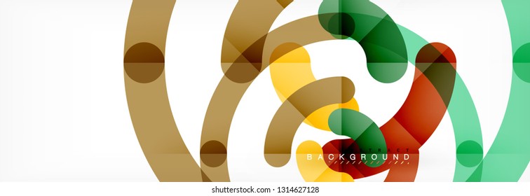 Modern geometrical abstract background design