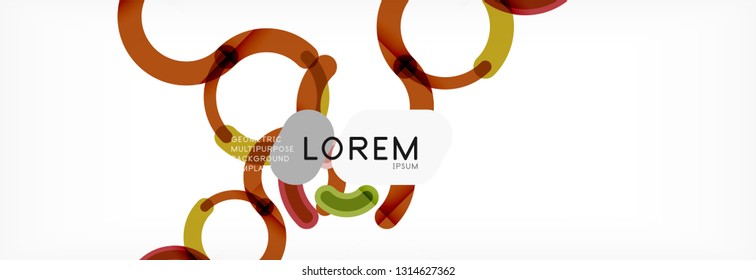 Modern geometrical abstract background design