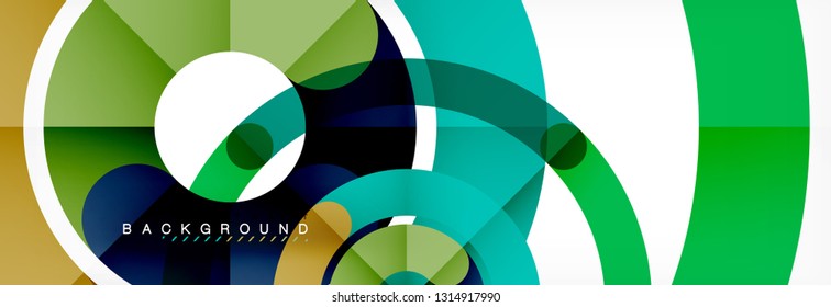 Modern geometrical abstract background design