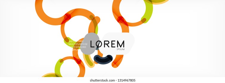 Modern geometrical abstract background design