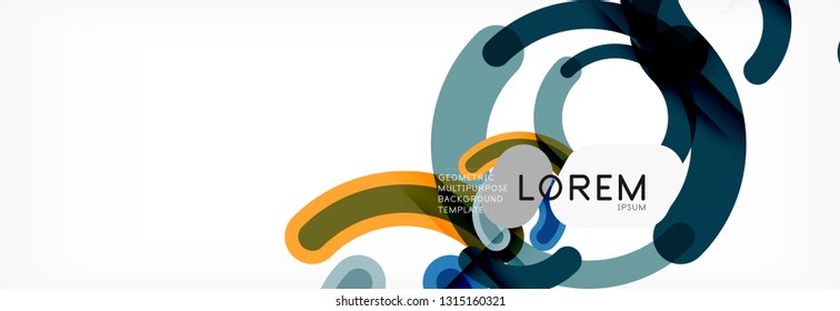 Modern geometrical abstract background design