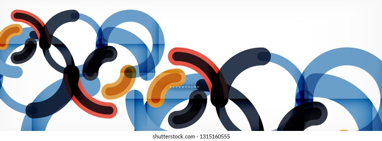 Modern geometrical abstract background design