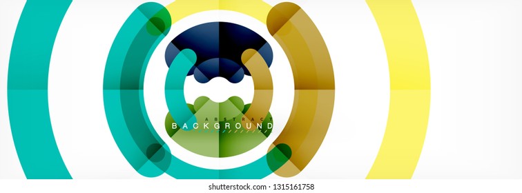 Modern geometrical abstract background design