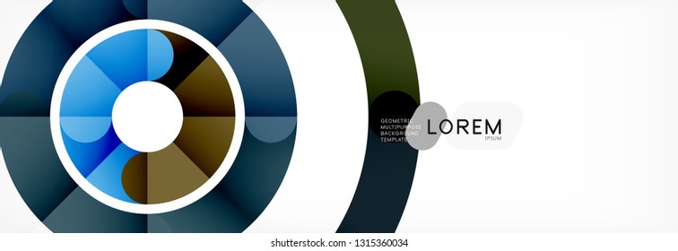 Modern geometrical abstract background design