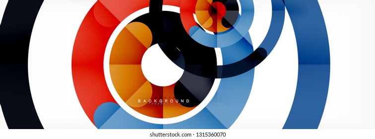 Modern geometrical abstract background design