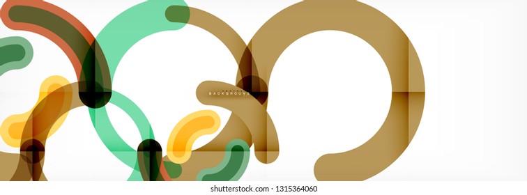 Modern geometrical abstract background design